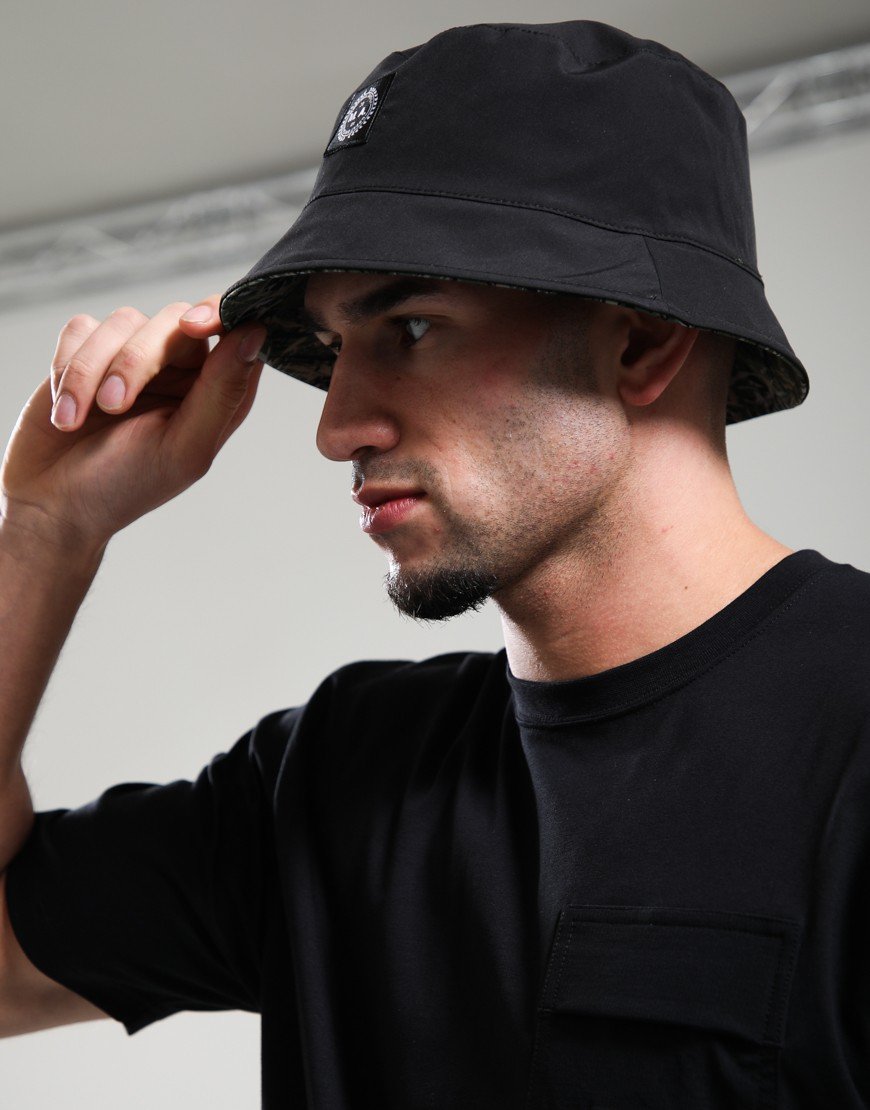 Marshall Artist Reversible Bucket Hat Black