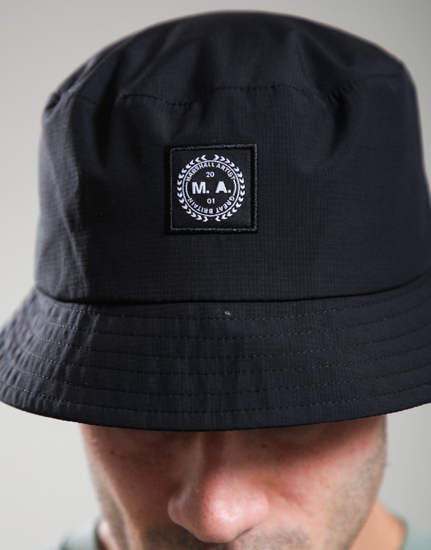 Marshall Artist Ripstop Bucket Hat Black