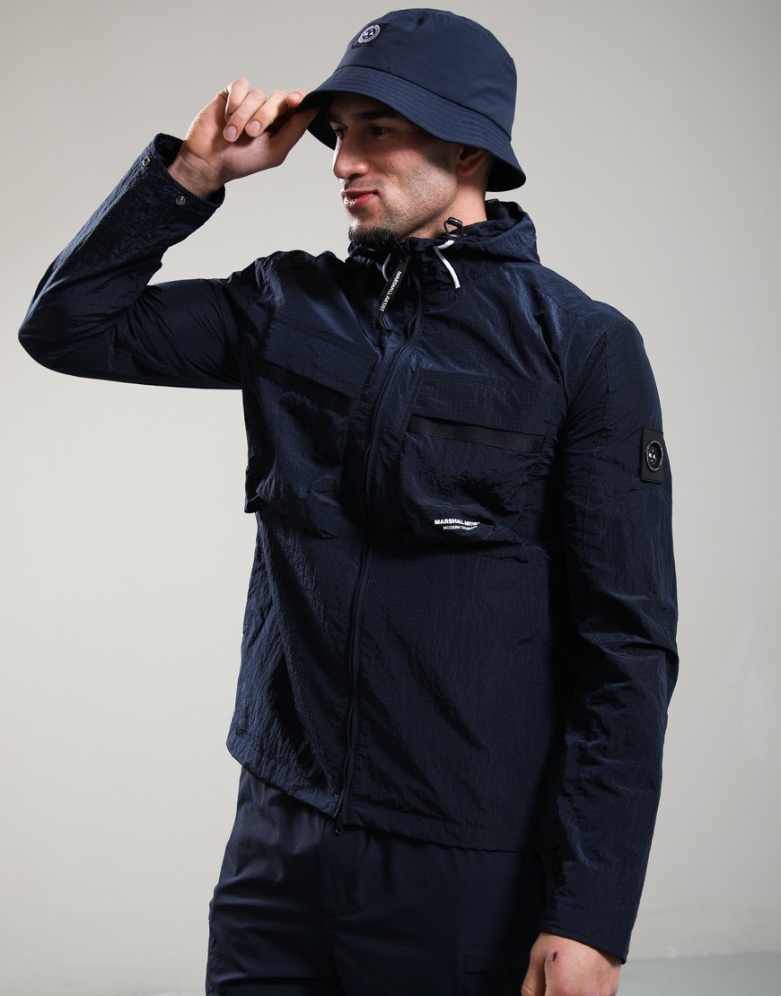 Marshall Artist Ripstop Bucket Hat Navy
