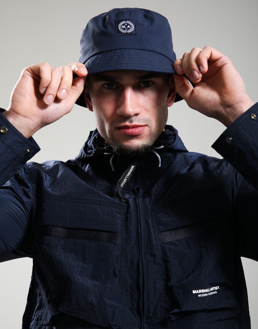 Marshall Artist Ripstop Bucket Hat Navy