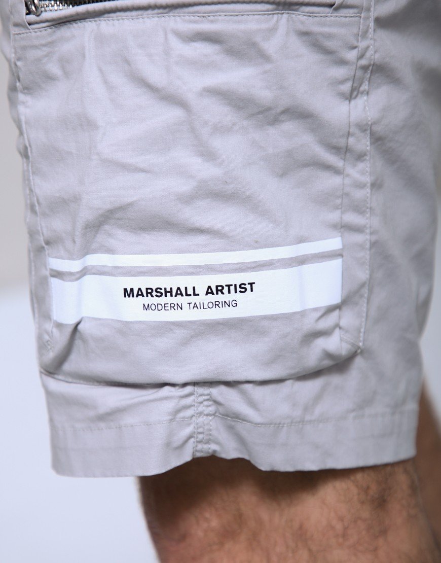 Marshall Artist Seafield Cargo Shorts Harbour Grey