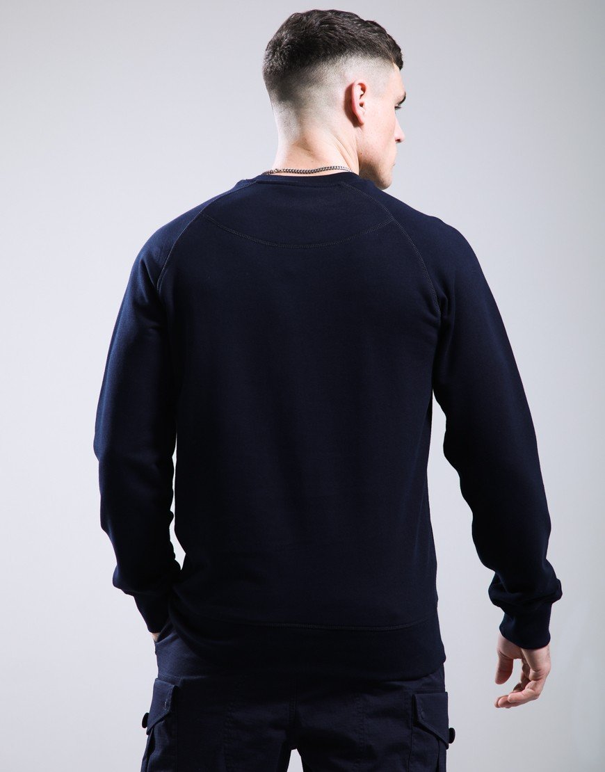 Marshall Artist Seafield Crew Neck Sweat Navy