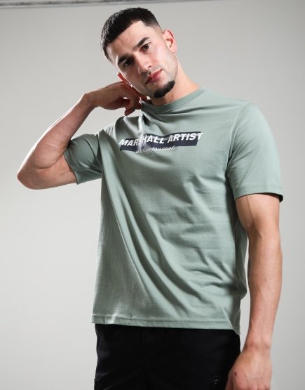 Marshall Artist Seafield Logo T-Shirt Sage