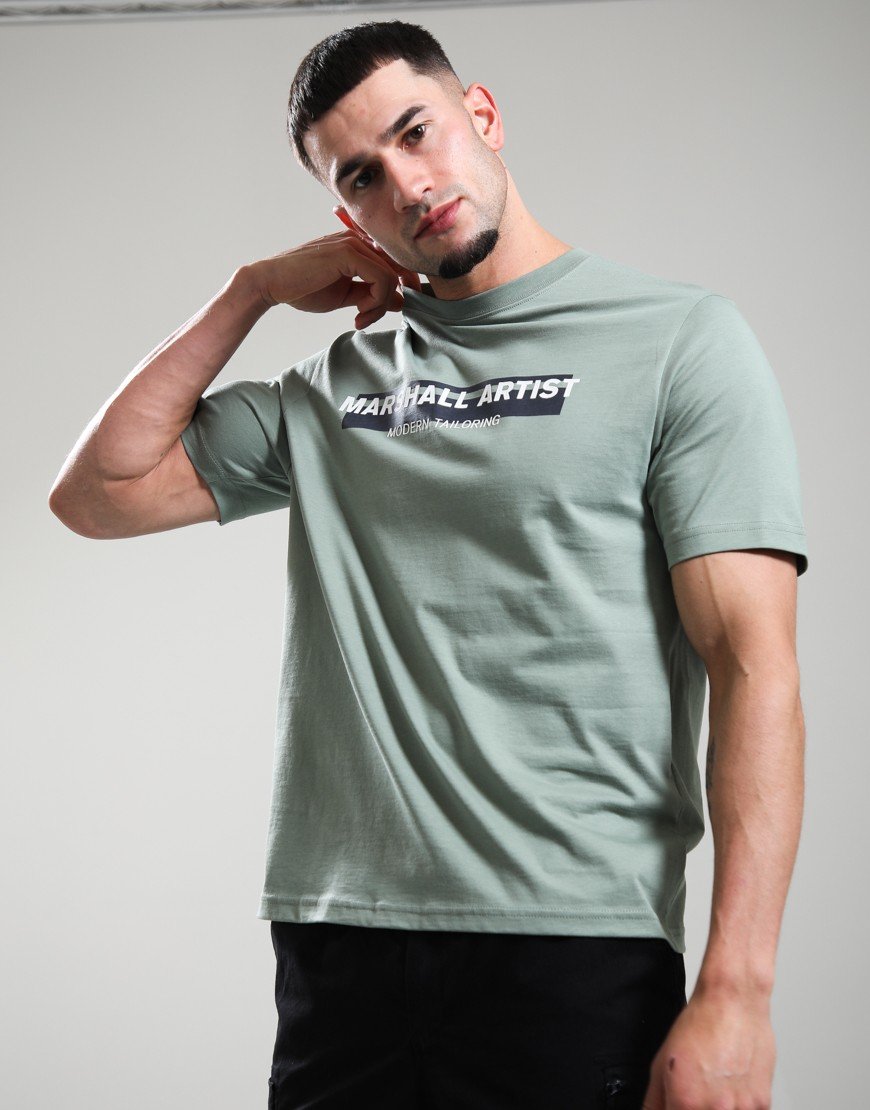 Marshall Artist Seafield Logo T-Shirt Sage