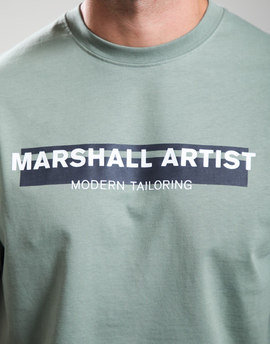 Marshall Artist Seafield Logo T-Shirt Sage