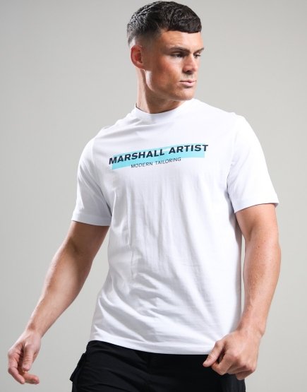 Marshall Artist Seafield Logo T-Shirt White