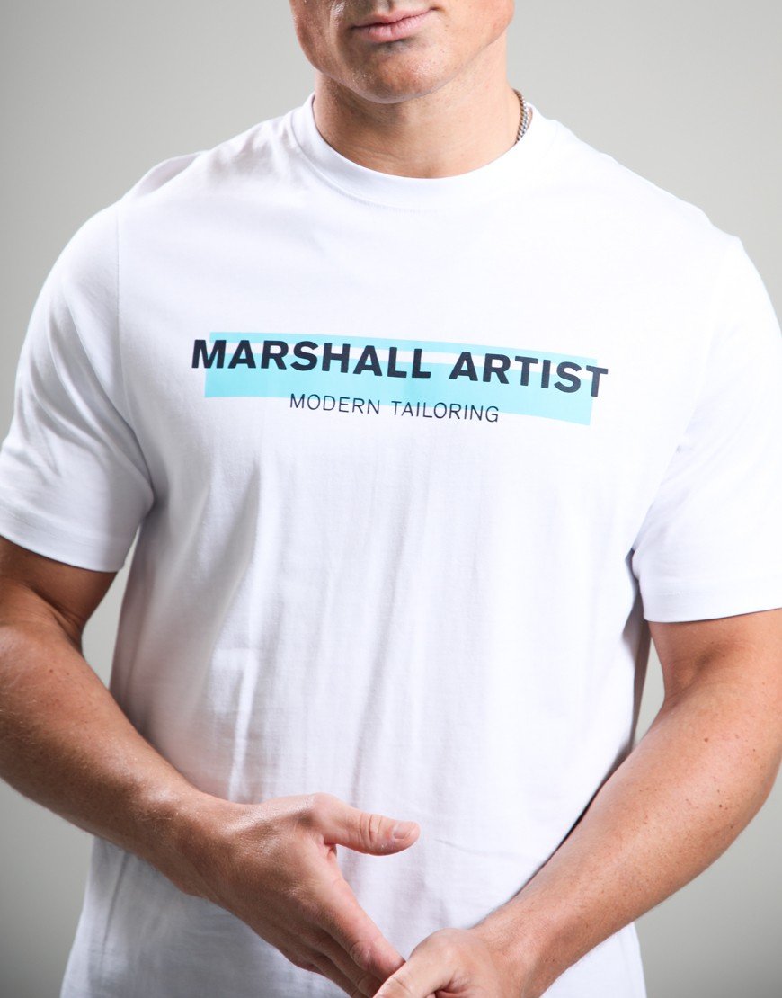 Marshall Artist Seafield Logo T-Shirt White