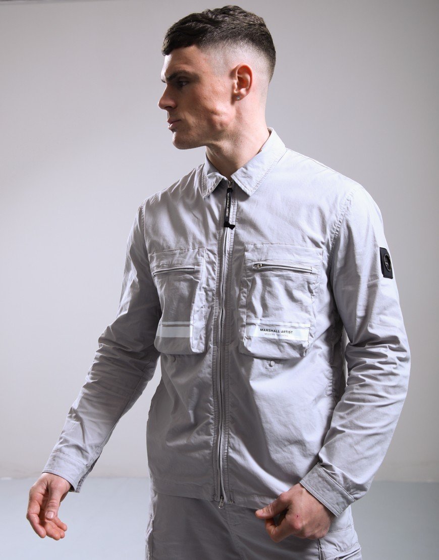 Marshall Artist Seafield Overshirt Harbour Grey