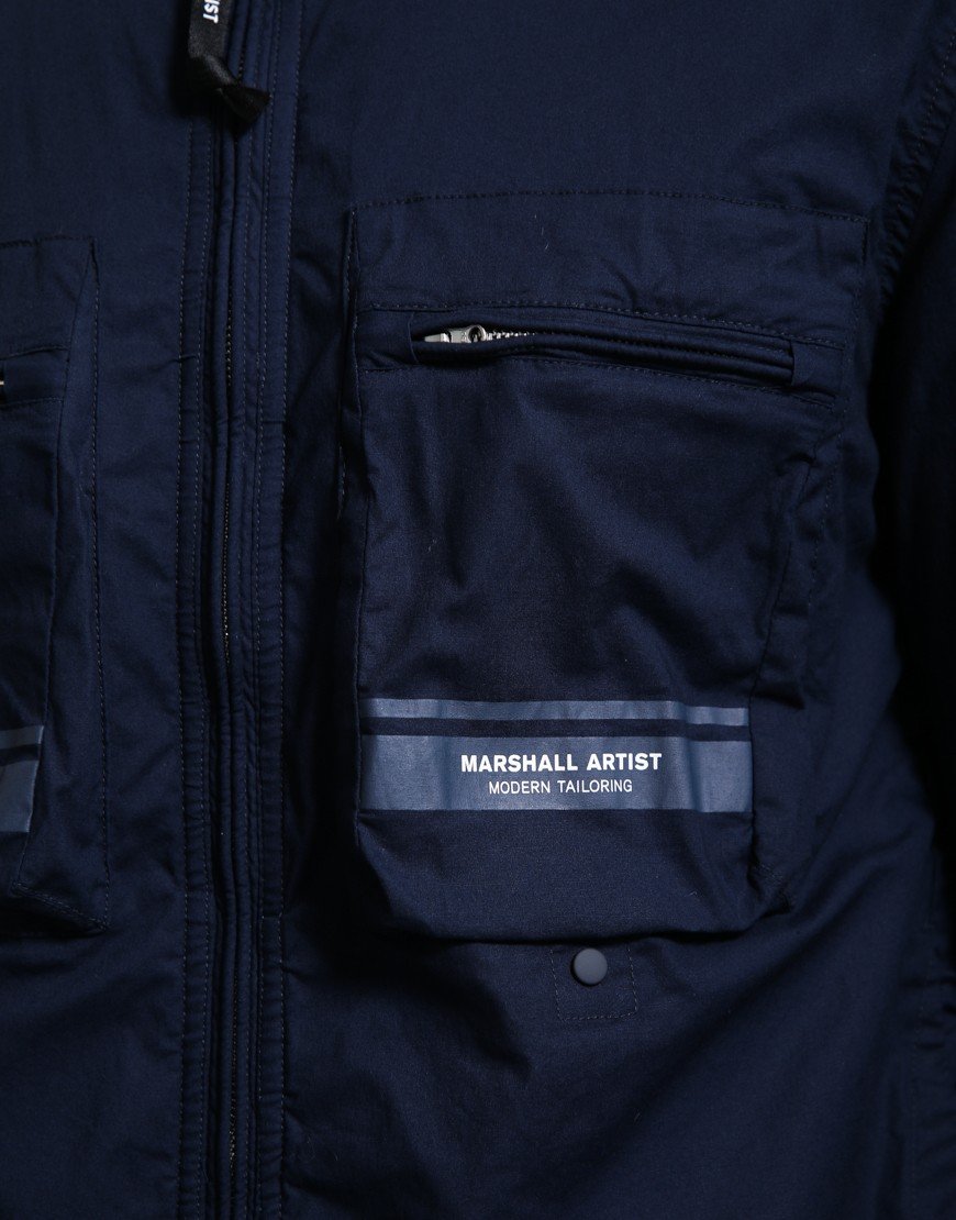 Marshall Artist Seafield Overshirt Navy