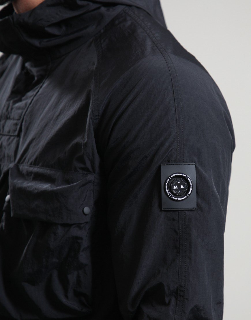 Marshall Artist Sefton 1/4 Zip Jacket Black