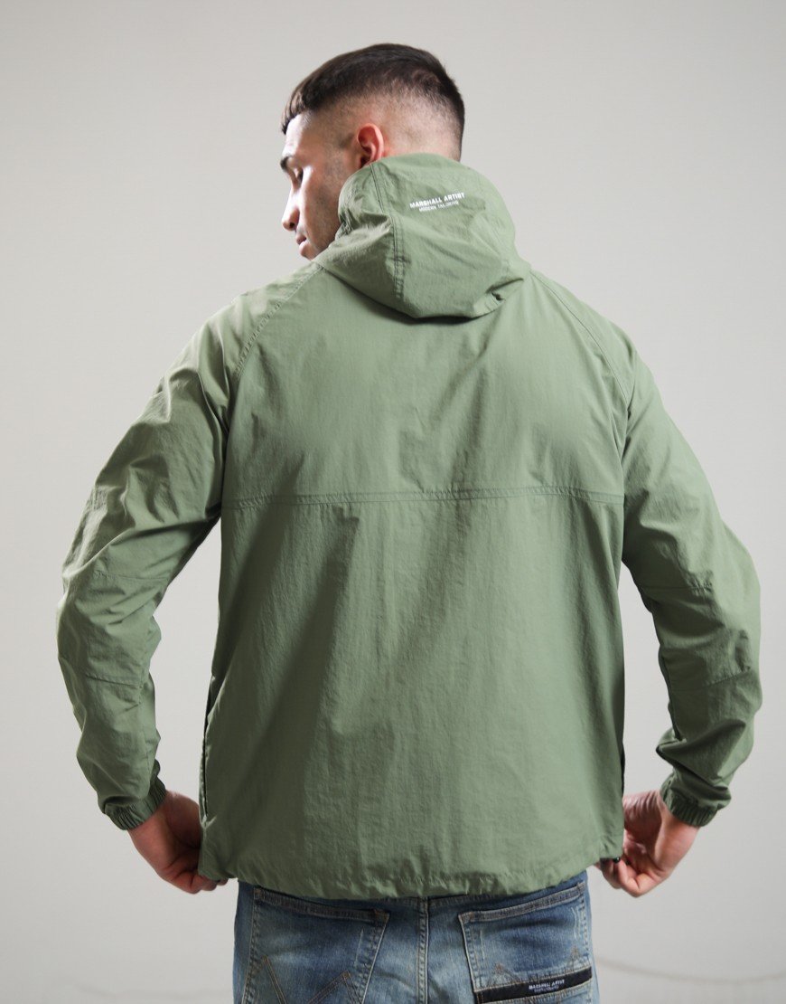 Marshall Artist Sefton 1/4 Zip Jacket Khaki
