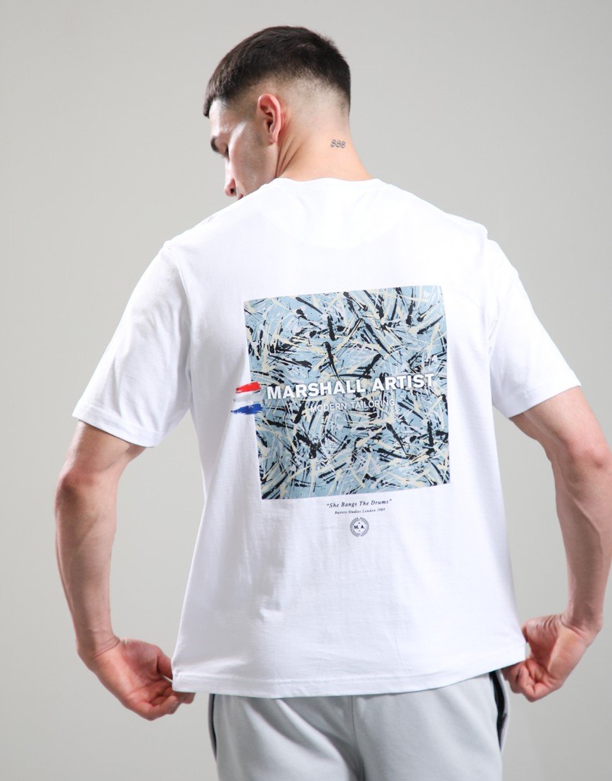 Marshall Artist She Bangs The Drums T-Shirt White