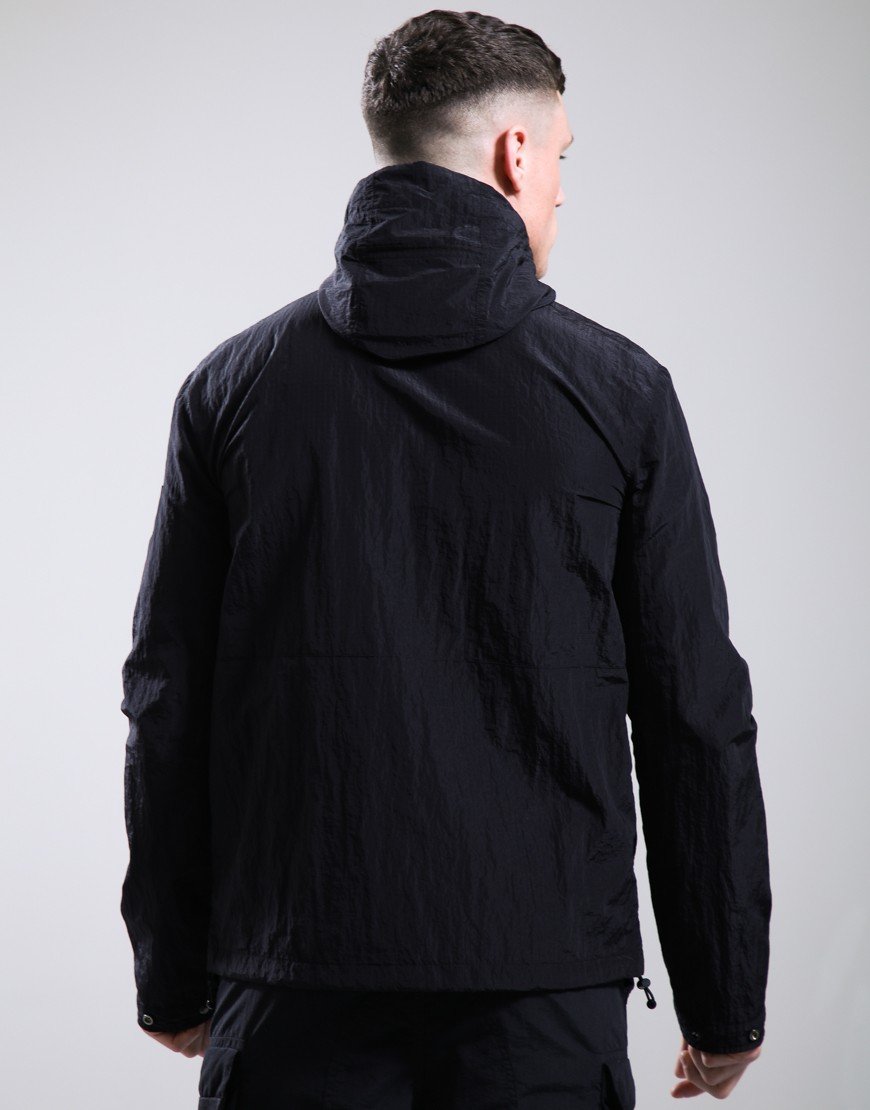 Marshall Artist Sicuro Hooded Overshirt Black