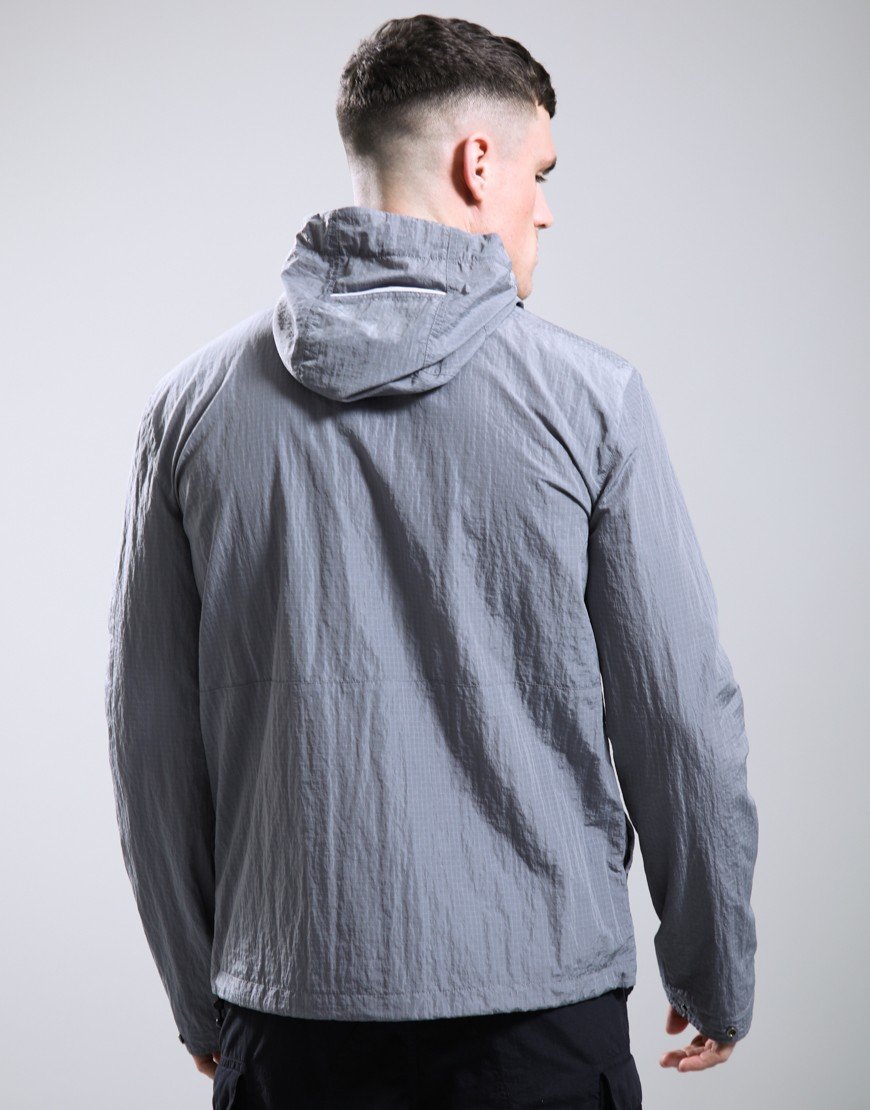 Marshall Artist Sicuro Hooded Overshirt Volcanic Grey