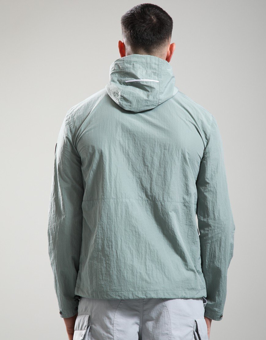 Marshall Artist Sicuro Hooded Overshirt Sage