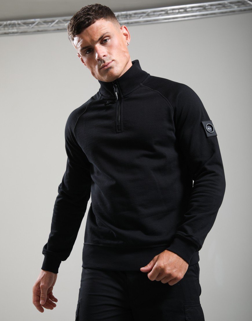 Marshall Artist Siren 1/4 Zip Sweat Black
