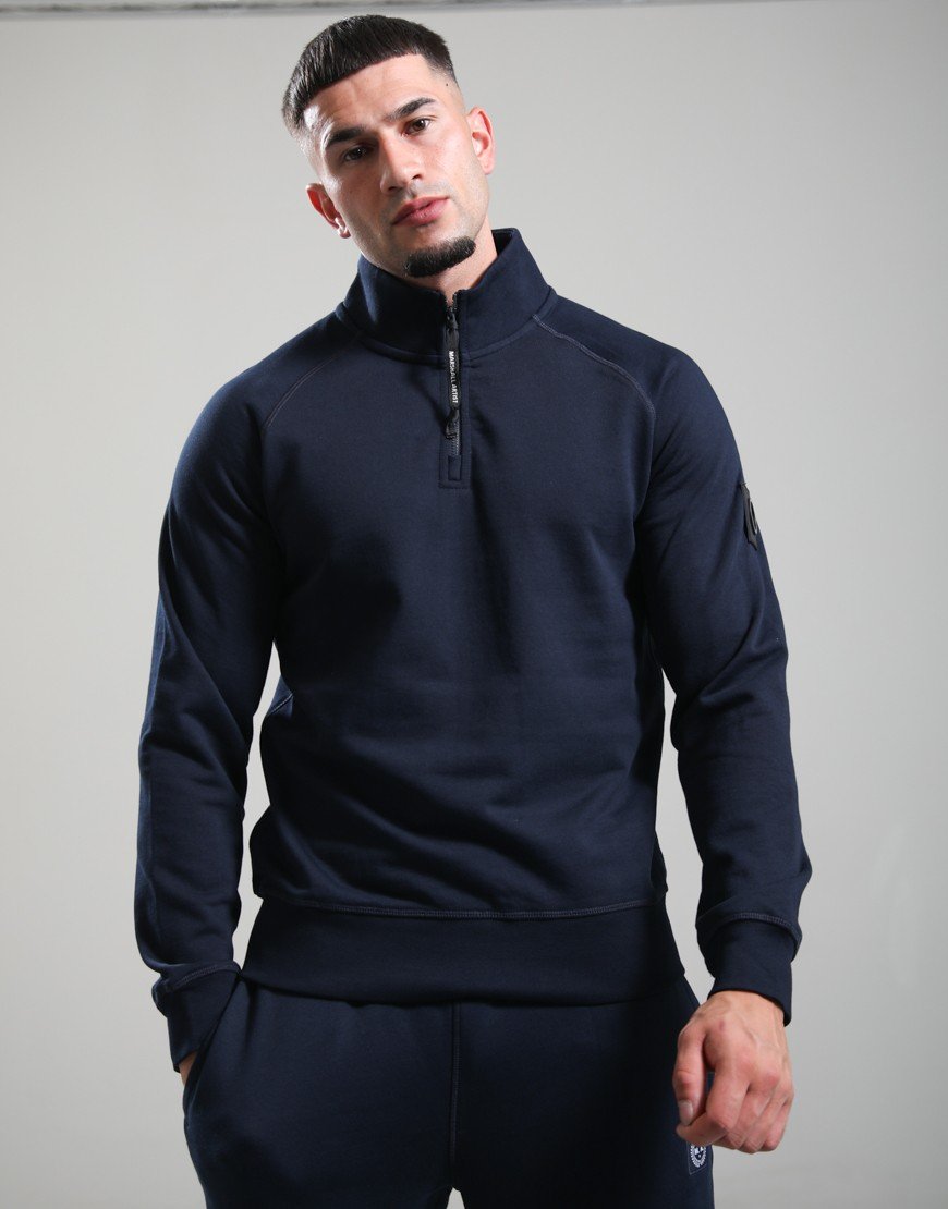 Marshall Artist Siren 1/4 Zip Sweat Navy