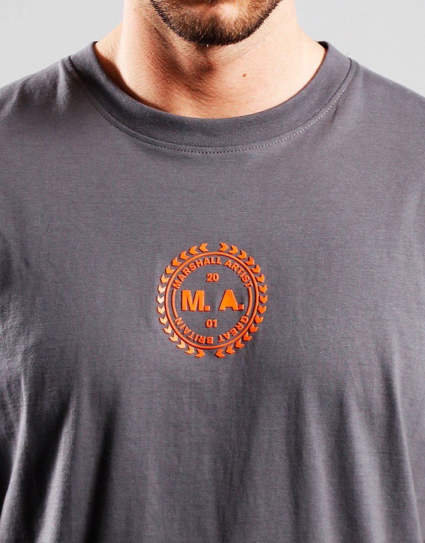 Marshall Artist Siren Chest Logo T-Shirt Grey
