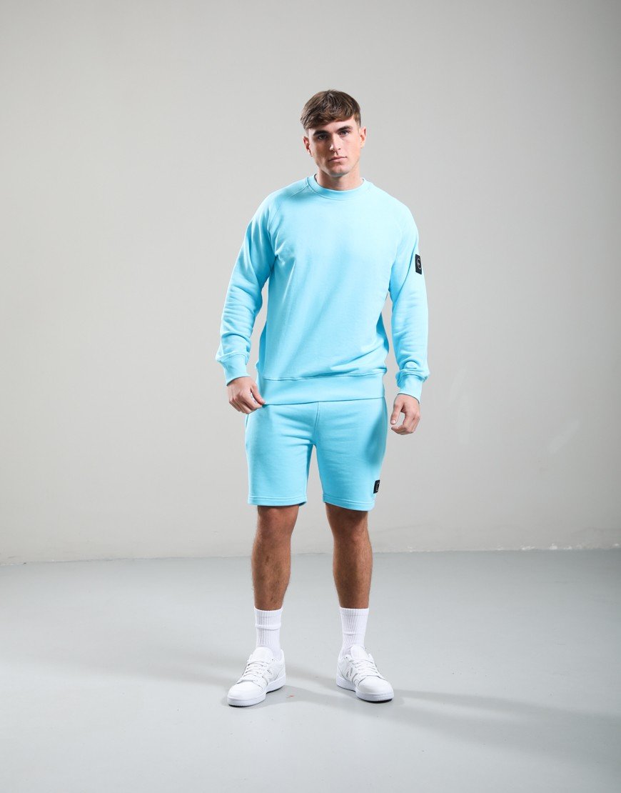 Marshall Artist Siren Crew Neck Sweat Cyan