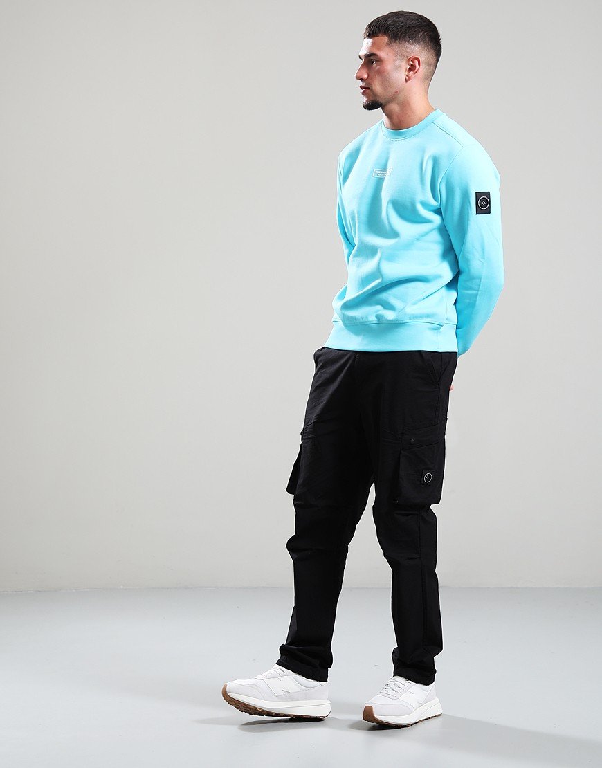 Marshall Artist Siren Crew Neck Sweat Scuba Blue