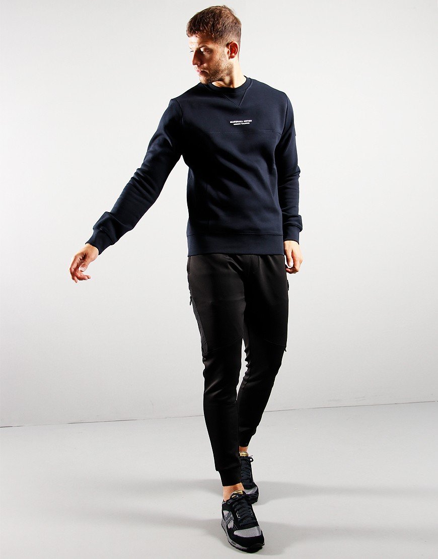 Marshall Artist Siren Sweat Navy Terraces Menswear