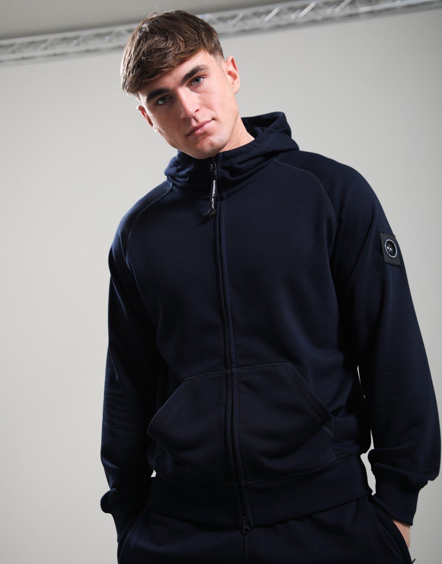 Marshall Artist Siren Full Zip Hoodie Navy