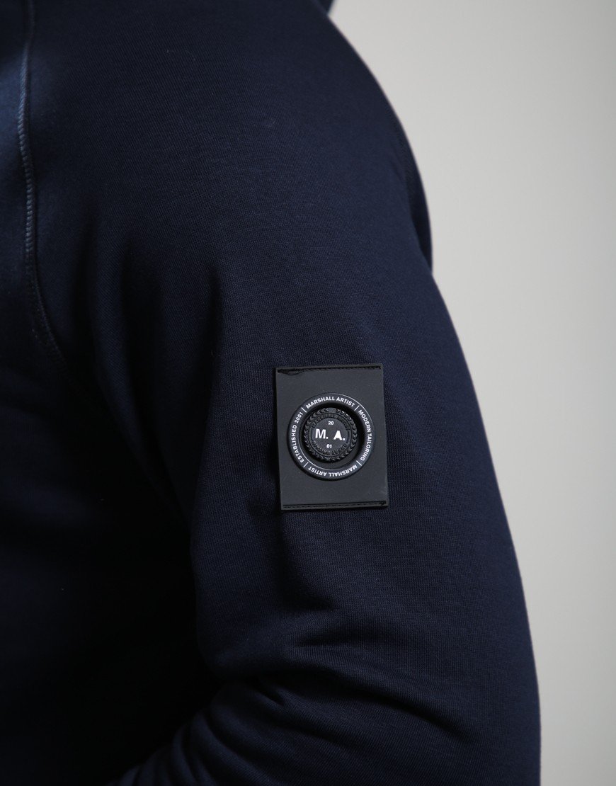 Marshall Artist Siren Full Zip Hoodie Navy