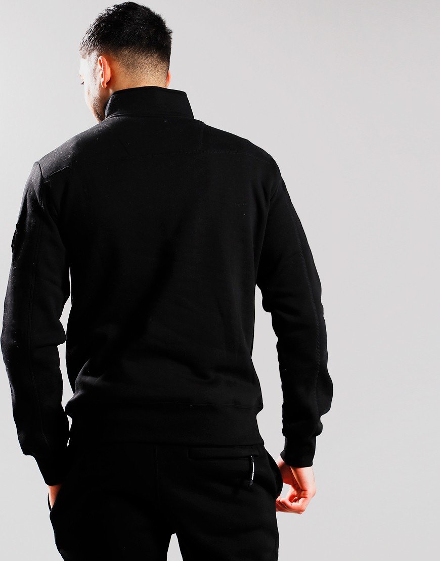 Marshall Artist Siren Quarter Zip Sweat Black Terraces Menswear