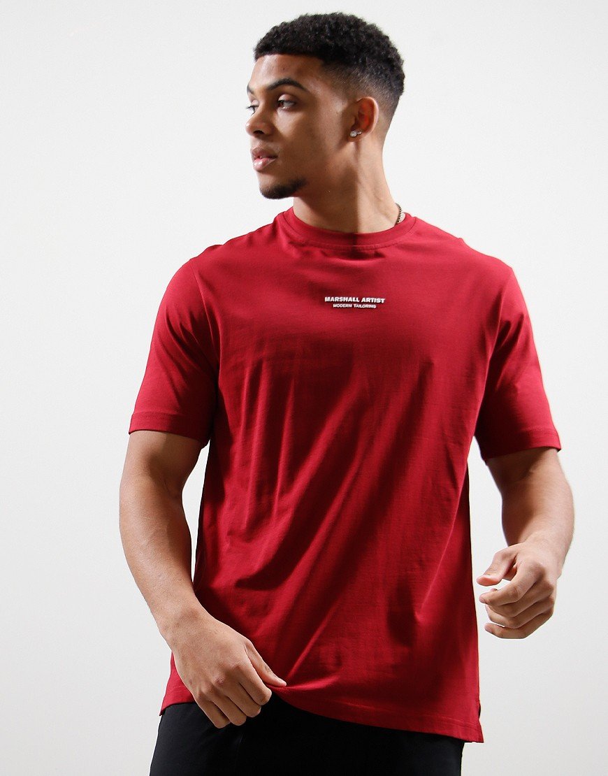 Marshall Artist Siren Injection TShirt Guard Red Terraces Menswear