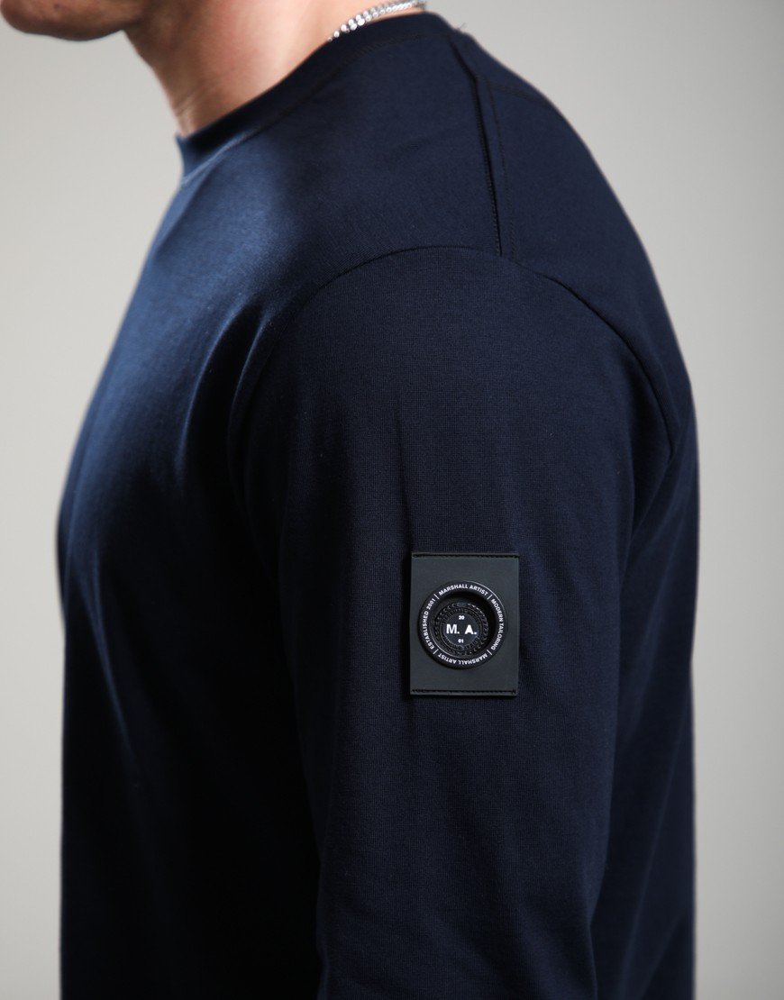 Marshall Artist Siren Long Sleeve T-Shirt Navy