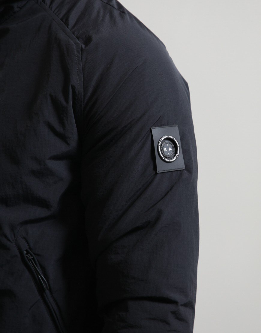 Marshall Artist Kingston Trench Jacket Black