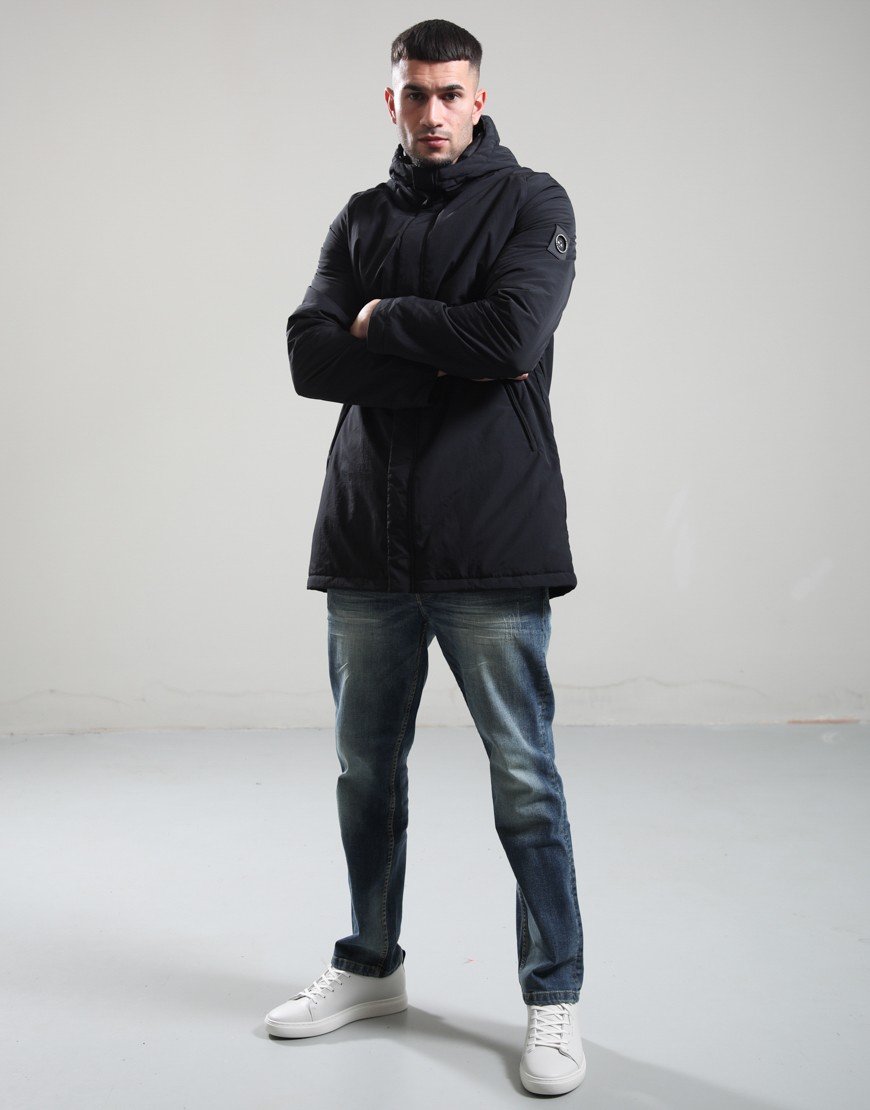 Marshall Artist Kingston Trench Jacket Black