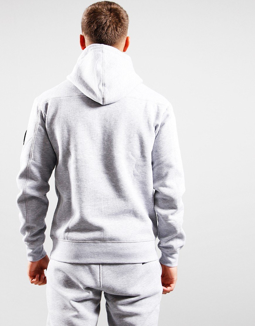 Marshall Artist - Sweat à capuche avec col zippé et écusson - Violet