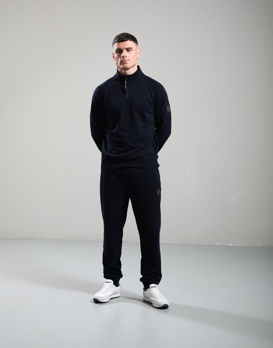 Marshall Artist Siren 1/4 Zip Sweat Navy