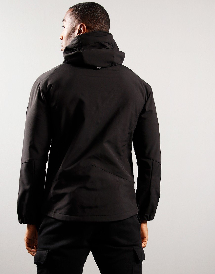 Marshall Artist Softshell Jacket Black Terraces Menswear