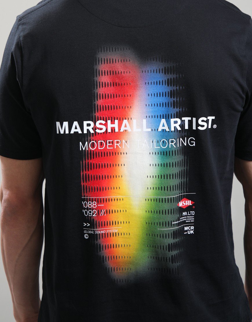 Marshall Artist Soundwaves T-Shirt Black