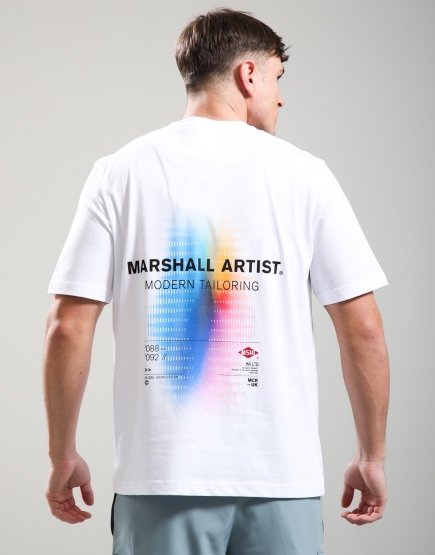 Marshall Artist Soundwaves T-Shirt White