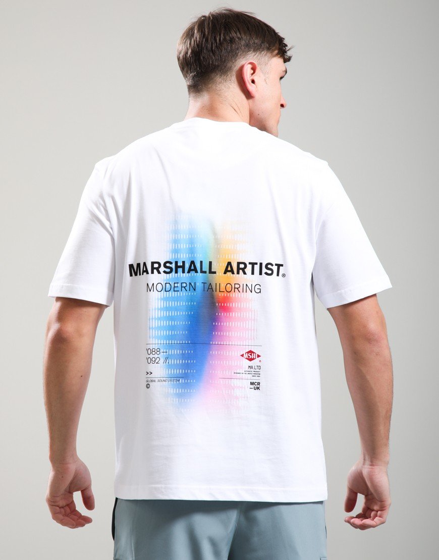 Marshall Artist Soundwaves T-Shirt White