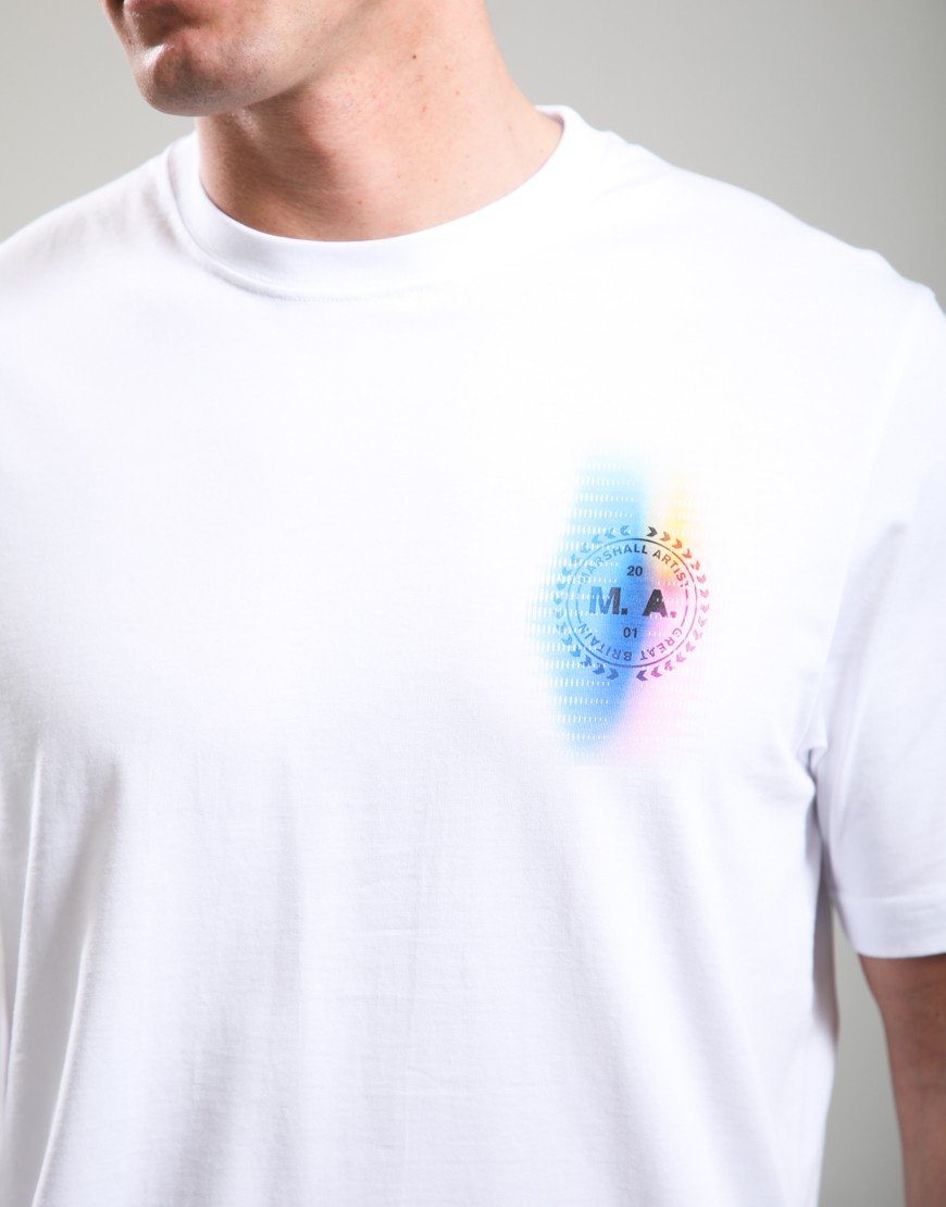 Marshall Artist Soundwaves T-Shirt White