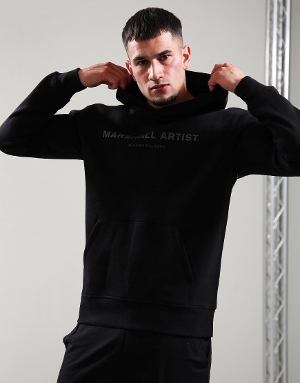 Marshall Artist Stampa Logo Hoodie Black