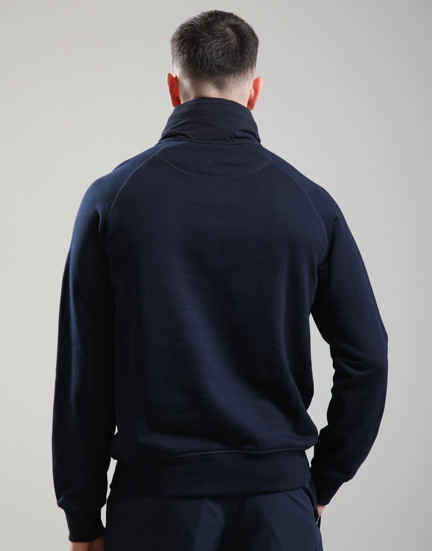 Marshall Artist Stanford 1/4 Zip Hood Navy