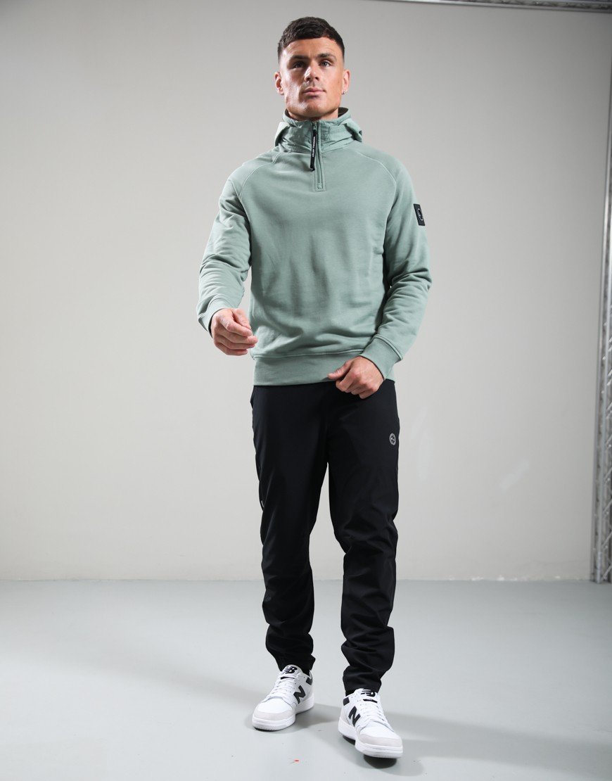 Marshall Artist Stanford 1/4 Zip Hood Sage