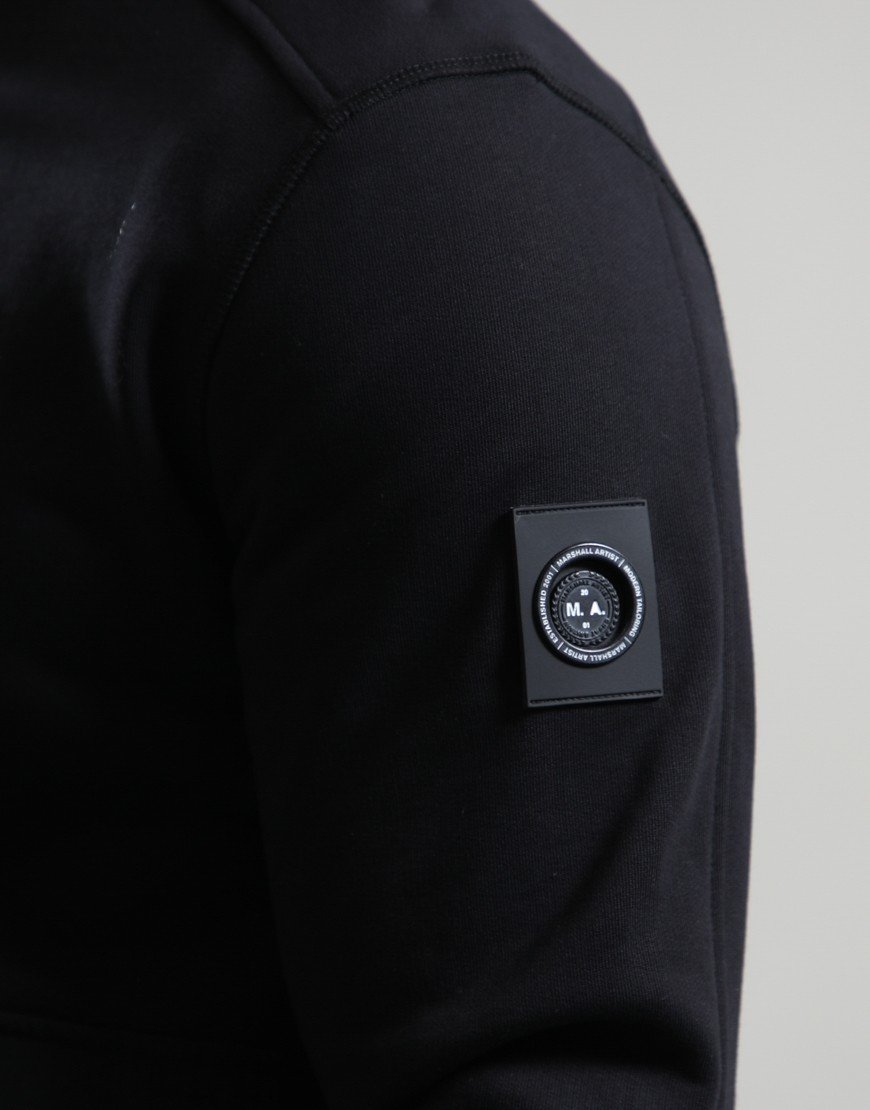 Marshall Artist Streatham Full Zip Sweat Black