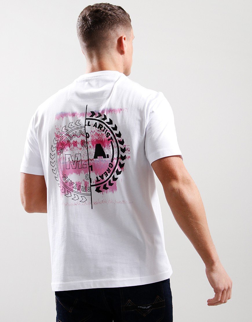 Marshall Artist Surface 2 Air TShirt White Terraces Menswear
