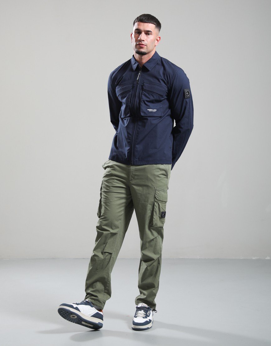 Marshall Artist Terrain Overshirt Navy