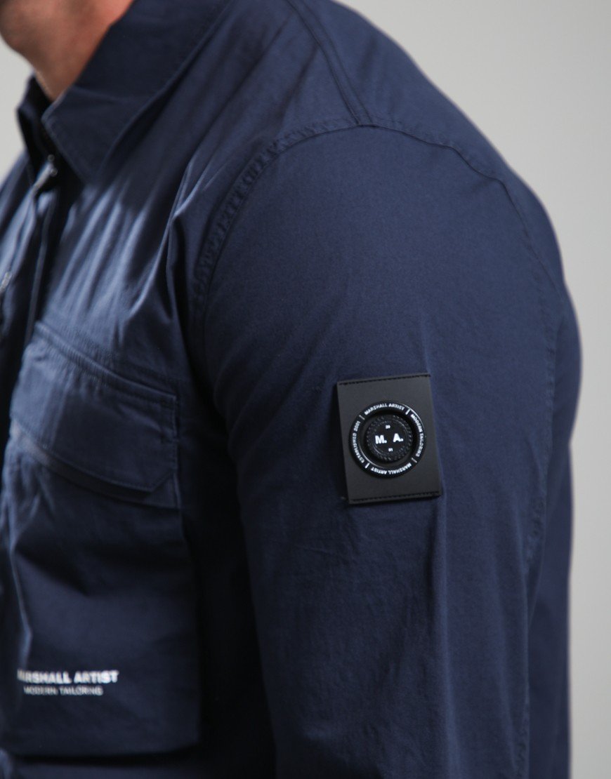 Marshall Artist Terrain Overshirt Navy
