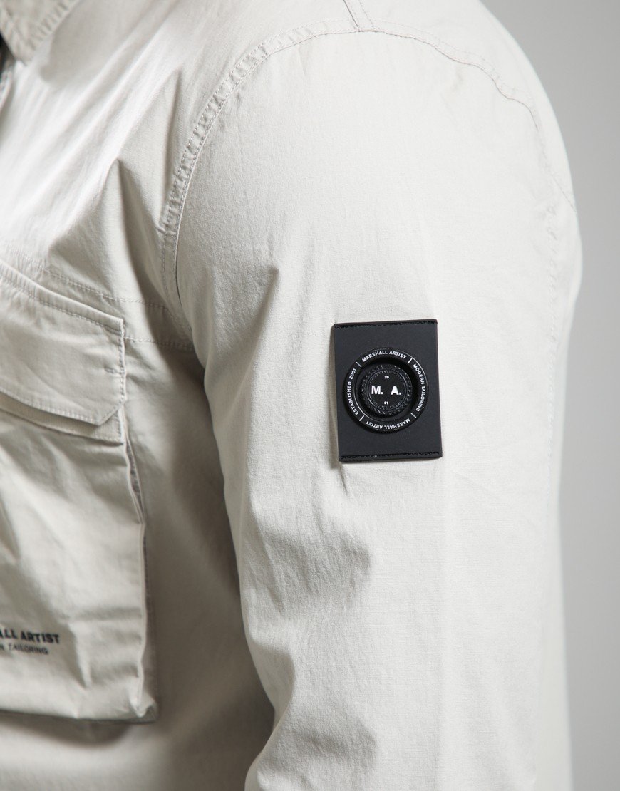 Marshall Artist Terrain Overshirt Stone