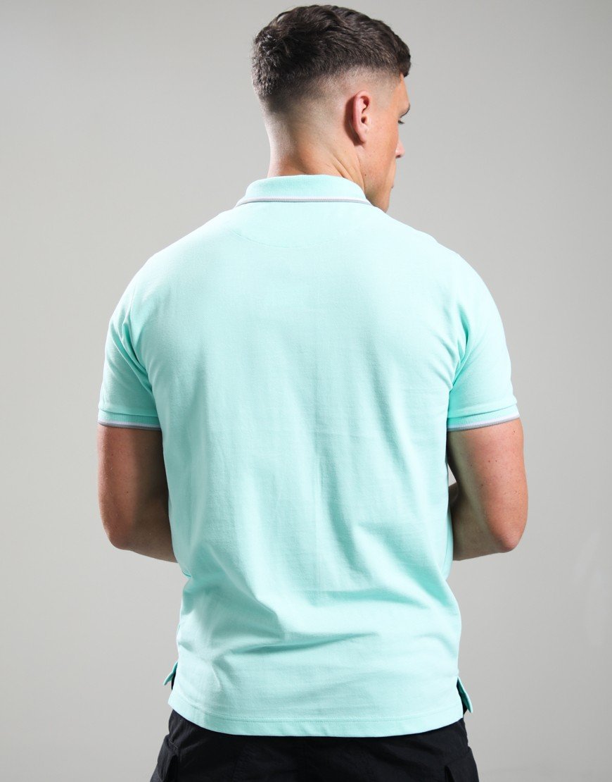 Marshall Artist Tipped Polo Shirt Mint