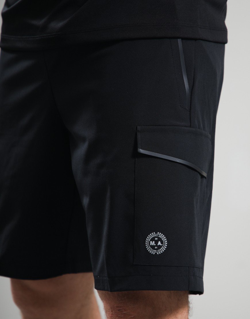 Marshall Artist Trail Cargo Shorts Black
