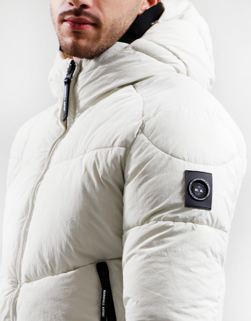 Marshall Artist Transalpino Bubble Jacket Bone
